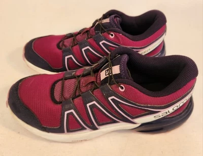Salomon Rosa Púrpura Junior Niñas Speedcross Zapatos Tenis Talla 5  Foto 1 de 4