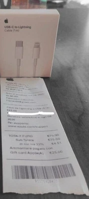 Apple Cavo di Ricarica USB-C da 60W, 1m - Immagine 1 di 4