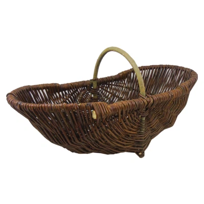 Gemüsekorb Kartoffelkorb Erntekorb WEIDENKORB Pilzkorb Blumenkorb Gartenkorb  - Bild 1 von 4