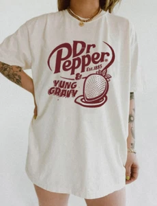 Dr Pepper Logo Graphic Tshirt Gift Drink Soda Lover Hot Summer T-shirt - Picture 1 of 3