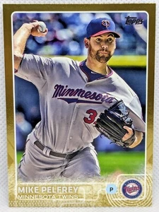 Mike Pelfrey 2015 Topps Update GOLD 741/2015 #US206 Minnesota TWINS - Bild 1 von 3
