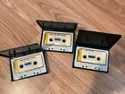 3X Ampex 361 C60 Cassetes Used Sold As Blank