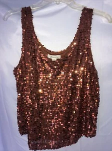 Juniors Forever 21 Sequin  Tank Top, Size M - Picture 1 of 4