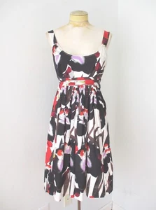 NUEVO CON ETIQUETAS $238 Tahari Hot Spice Crema Hadley Empire Vestido sin mangas Soltero Falda completa 10 - Imagen 1 de 7