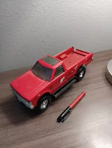 Vintage  1980'S GMC PICKUP TRUCK RED ERTL PRESSED STEEL, DIECAST - Picture 1 of 5