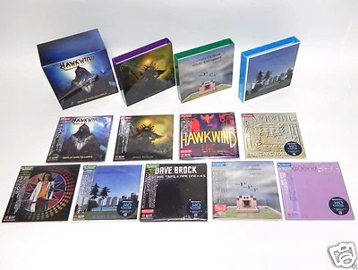 HAWKWIND, DAVE BROCK, ROBERT CALVERT / JAPAN Mini LP HQCD x 9 titles + PROMO BOX - Image 1 of 4