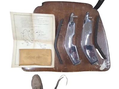 NOS 1970-1971? Protetores de para-choque dianteiro Ford & Mercury Grand Marquis D1MY- 17996-B - Imagem 1 de 4