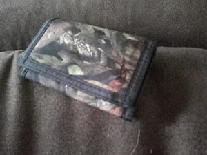 Canvas camo folding wallet - Picture 1 of 3