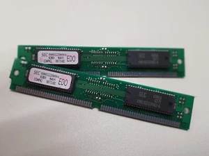 Memoria retro 16MB EDO 2X8MB KMM5322204AW-6 ~ 72 pines SIMM 60ns ~ Compaq 185172-002 - Imagen 1 de 3