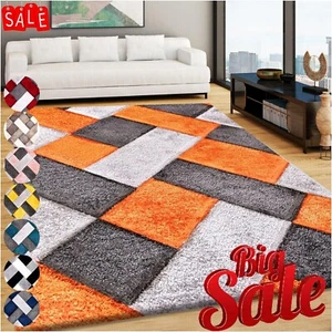 Stylish Fluffy Rugs Shaggy Rugs Super Soft Carpet Mats Living Room Floor Bedroom - Picture 1 of 69