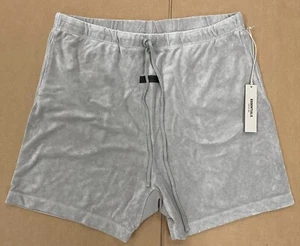 FEAR OF GOD ESSENTIALS TERRY SHORTS SEAL TAN SZ XXL - Picture 1 of 2