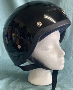 HJC FG-2 Dot Black Cruiser Motorcycle Helmet Small 6 1/8-7 - Picture 1 of 7