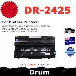 Compatible Drum DR-2425 For Brother HL L2350DW L2375DW MFC L2713DW L2730DW 2750 - Picture 1 of 4
