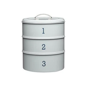 Kitchencraft Nostalgia 3-Tier Cake Tin Set - Grey - Picture 1 of 1
