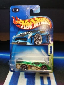 Hot Wheels 2003 #113 Sega 4/5 GT Racer, Green - Picture 1 of 2