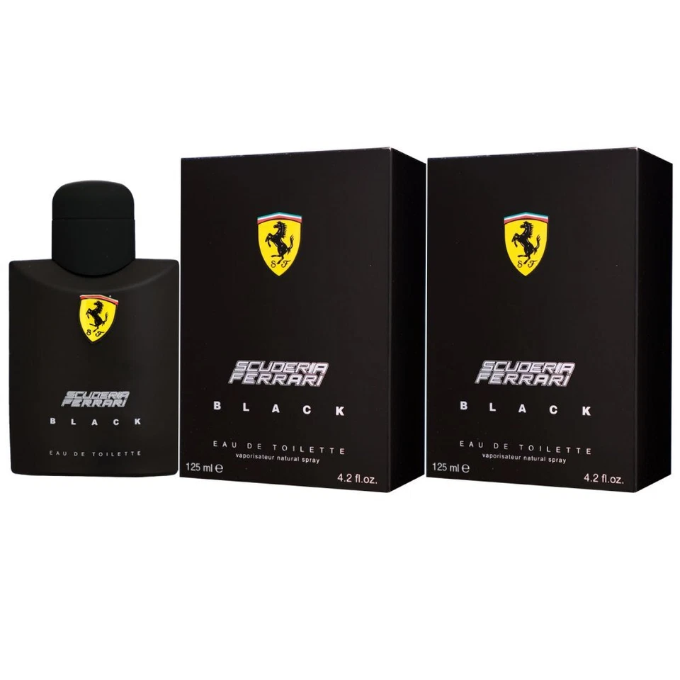 Ferrari Scuderia Black 2 x 125 ml Eau de Toilette EDT Set Herrenduft Herren Duft - Bild 1 von 2