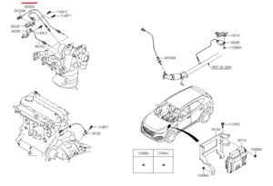 Genuine/OEM 392322A610 SENSOR-EXH.TEMPERATURE for Kia K5 17 - Picture 1 of 1