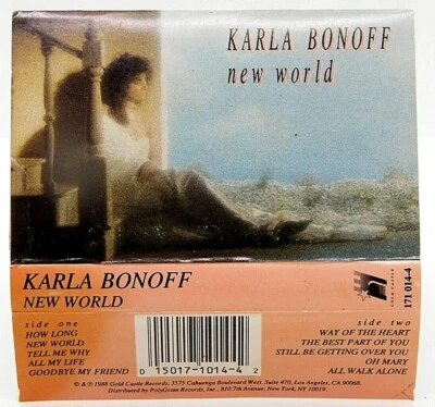 Cassette Karla Bonoff New World 1988 Gold Castle Records 171 014-4 - Image 1 of 2