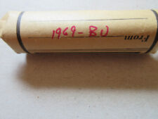 Roll of 1969 Canada Five Cents Coins. (40 UNC Nickel 5 Cents) (RJ)