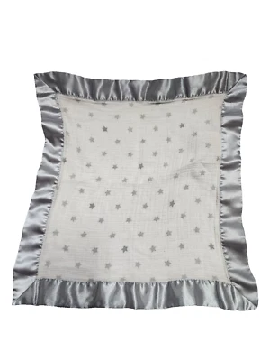 Manta de seguridad para bebé Aden + Anais Silver STAR Issie Lovey 16" gris satinado Foto 1 de 4