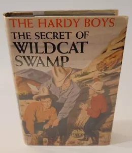 1952 Hardy Boys #31 The Secret of Wildcat Swamp HB/DJ 9595 - Imagen 1 de 12