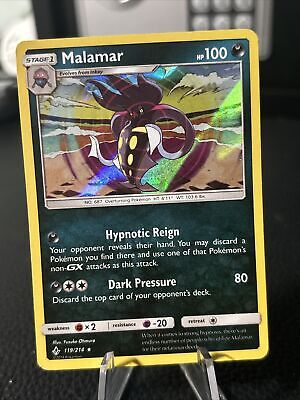 Pokemon Malamar 119/214 Unbroken Bonds Sun & Moon HOLO RARE