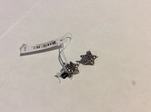 Coach Silver Pave Star Stud Earrings $50 - Picture 1 of 2