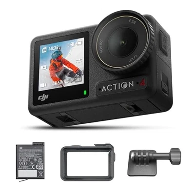 DJI Action Camera Osmo Action 4 Standard Combo 4K/120fps Compatible Waterp [NEW] - Image 1 of 4