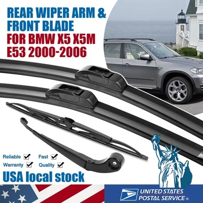 Top Quality Windshield Wiper Blades & Arm J-Hook Wiper Replacement For BMW X5M - Image 1 of 4