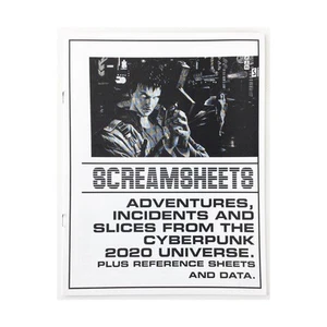 R. Talsorian Cyberpunk Screamsheets EX - Imagen 1 de 1