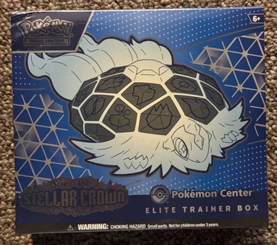 Stellar Crown Pokemon Center Exclusive Elite Trainer Box ETB TCG Factory Sealed - Image 1 of 4
