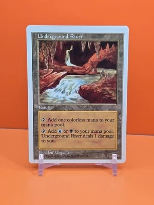 1997 Magic The Gathering UNDERGROUND RIVER 5TH EDITION NEAR MINT - Image 1 of 2