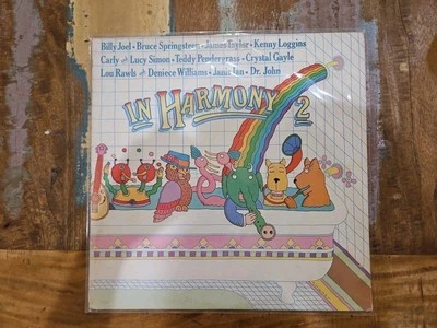 In Harmony 2 Vinyl LP Record Album With Bruce Springsteen Santa Claus Is Coming - Image 1 of 4