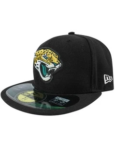 Gorra plana ajustada New Era Jacksonville Jaguars Logo unisex 7 1/8 - Imagen 1 de 5