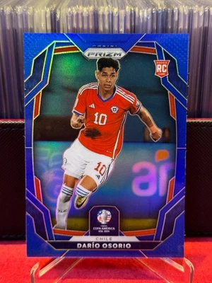 2023-24 Panini Prizm Copa America Dario Osorio #45 BULE 028/110 RC Chile - Image 1 of 2