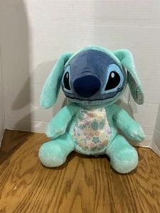 DISNEY EASTER BUNNY STITCH AQUA & FLORAL NEW WITH TAGS - Picture 1 of 2