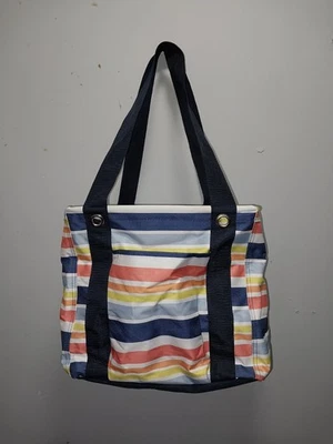 Thirty One Bag Small Utility Tote No Embroidery Vista Stripe - Image 1 of 4