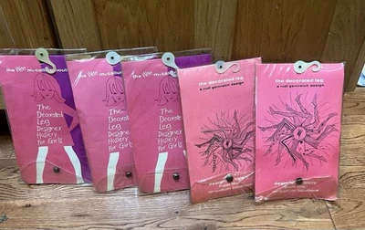 1960s Rudi Gernreich Design Stockings Pantyhose RudiLegs Opaque McCallum Mod VTG - Image 1 of 4