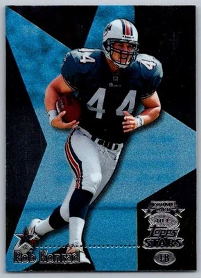 1999 Topps Stars Rob Konrad Rookie Miami Dolphins #55 - Image 1 of 2