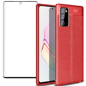 For Samsung Galaxy Note 20 / 20 Ultra 5G Shockproof Soft TPU Case/Tempered Glass