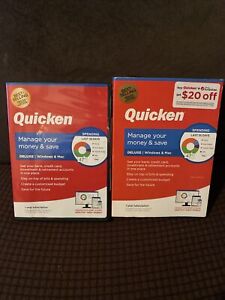 Quicken Manage Your Money & Save Deluxe. New Sealed