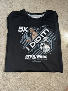 RunDisney Star Wars 2019 Rival Run 5K Mens I Did It Finisher Shirt XXL - Picture 1 of 4