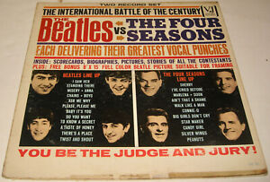The Beatles VS The Four Seasons Vee Jay Mono Lp 1964 USA VJ 2 Lp set