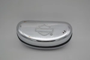 Harley Davidson Silver Glasses Case 7 x 3 inches - Picture 1 of 6
