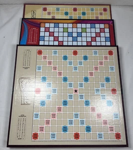 12 GENUINE VTG 14" X 15 1/4” SCRABBLE GAME BOARDS ONLY Replacement Tournament - Picture 1 of 4