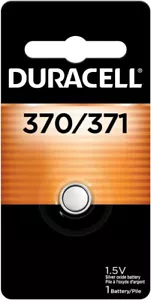 Duracell 370/371 Silver Oxide 1.5V Button Battery 1PC SR920, SR921 Watch Medical - Picture 1 of 3