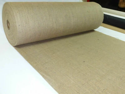 5 metres of EXTRA WIDE 183cm wide HESSIAN FABRIC Schools Noticeboards - Image 1 of 2
