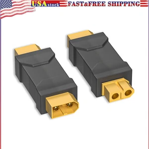 XT60 Male to Female Connector Adapter XT60 Wireless Converter 2PCS for RC FPV - Picture 1 of 5