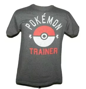 Pokemon Allenatore Pokeball T Shirt Grigio Uomo Tg M 505 Cotone 50% Poliestere - Foto 1 di 5