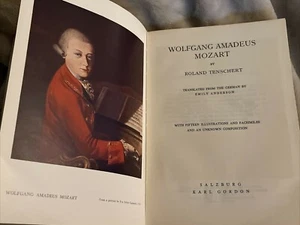 Mozart Wolfgang Amadeus 1756 - 1791 by Dr. Roland Tenschert HC 1952 1st Eng. Ed - Imagen 1 de 5